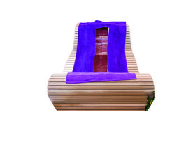 Paarse handdoek Chaleur IR lounge